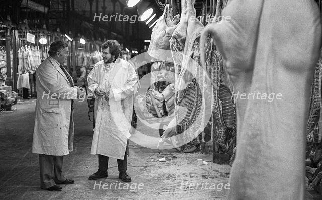 Smithfield Meat Market, City of London, January 1980. Creator: Peter Thompson.