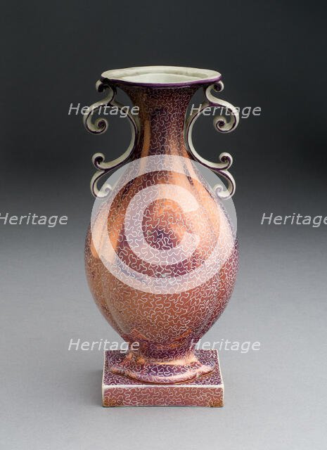 Vase, Staffordshire, c. 1810. Creator: Staffordshire Potteries.