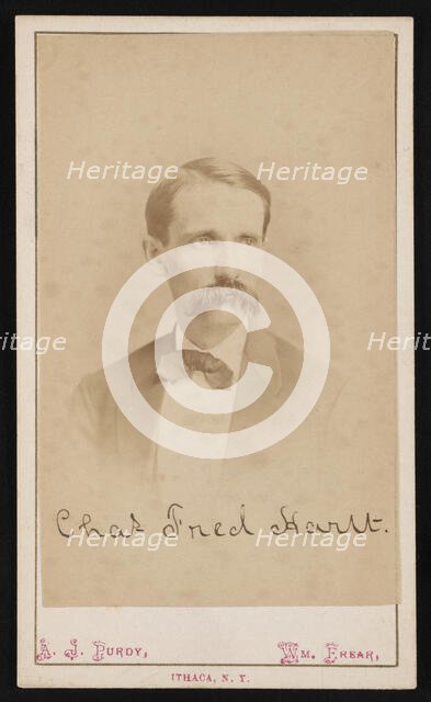 Portrait of Charles Frederick Hartt (1840-1878), Before 1878. Creator: Purdy & Frear.