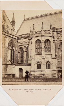 Hereford Cathedral, Bishop Audley Chapel, mid-late 19th century. Creator: Francis Bedford.