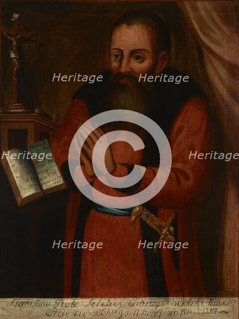 Portrait of Stanislaw Piotr Telefus (d. 1747), Ensign of Podolia, 2nd half of 18th century. Creator: Unknown.