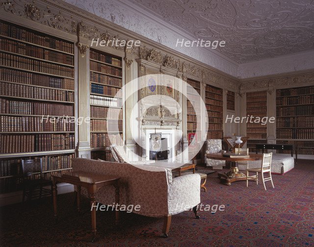 The Library, Audley End House, Essex, 1996. Artist: Unknown