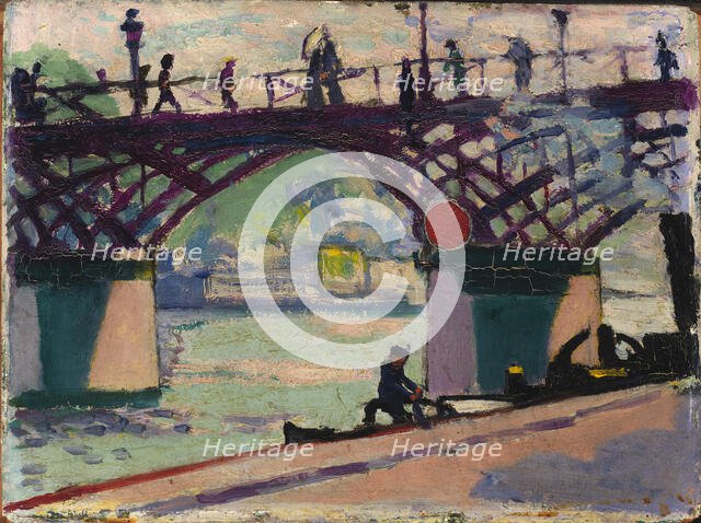 Pont des Arts, 1908-1911. Creator: Henry Lyman Saÿen.