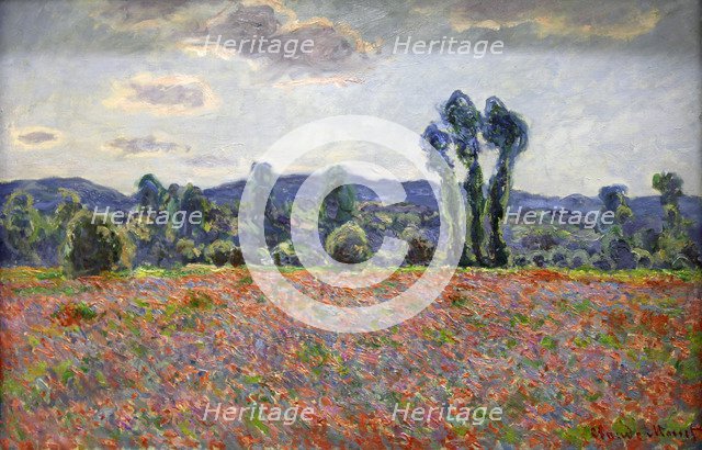 'Poppy Field', 1887. Artist: Claude Monet
