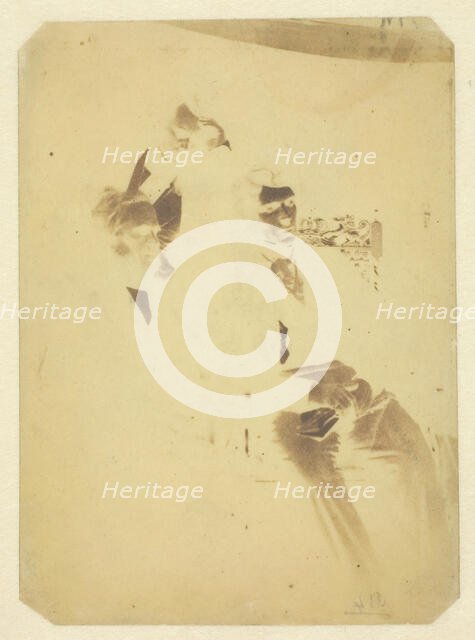 James Gordon, William Hanna D.D. and 'Mr. Cowan', 1843/47. Creators: David Octavius Hill, Robert Adamson, Hill & Adamson.