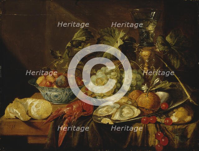 Still Life, 1640-1684. Creator: Jan van den Hecke the elder.