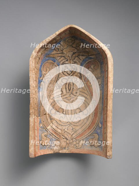 Element from a Stalactite Squinch (Muqarnas), Iran, 10th century. Creator: Unknown.