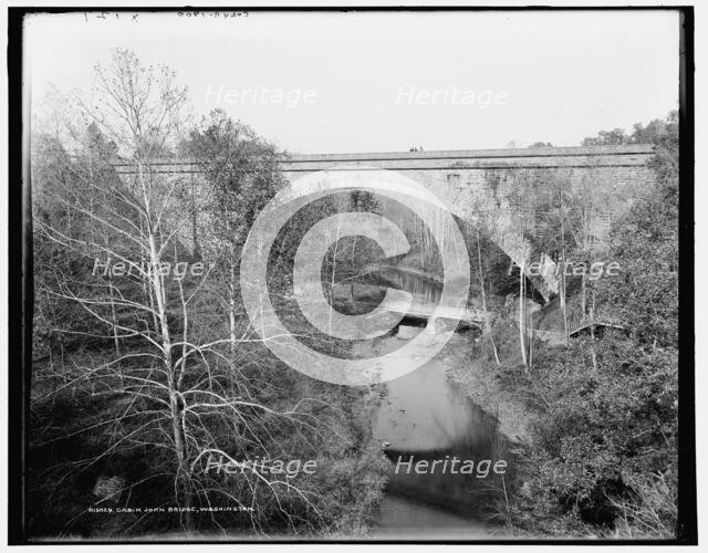 Cabin John Bridge, Washington [sic], c1901. Creator: Unknown.