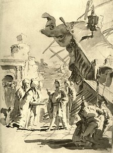 'Capitulation of a Town', mid 18th century, (1928). Artist: Giovanni Battista Tiepolo.