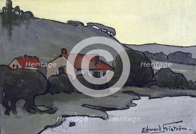 Homestead, Lake Wakatipu, Queenstown, no.2,  c1905. Creator: Clas Edvard Fristrom.