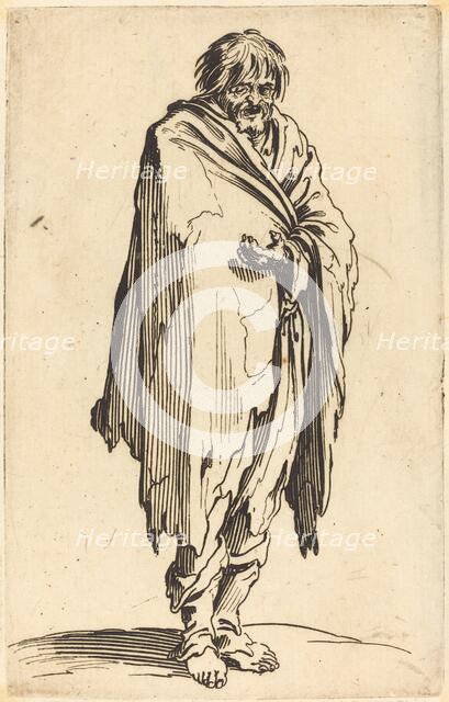 Beggar with Bare Head and Feet, c. 1622. Creator: Jacques Callot.