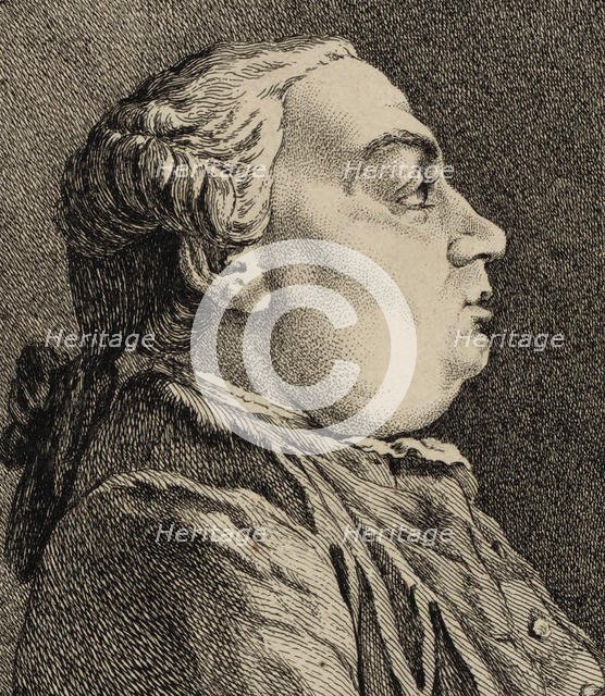 Portrait of the composer Niccolò Jommelli (1714-1774). Creator: La Live de Jully, Ange Laurent (1725-1779).