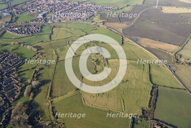 The deserted medieval villages of Quarrendon, Buckinghamshire, 2022. Creator: Damian Grady.