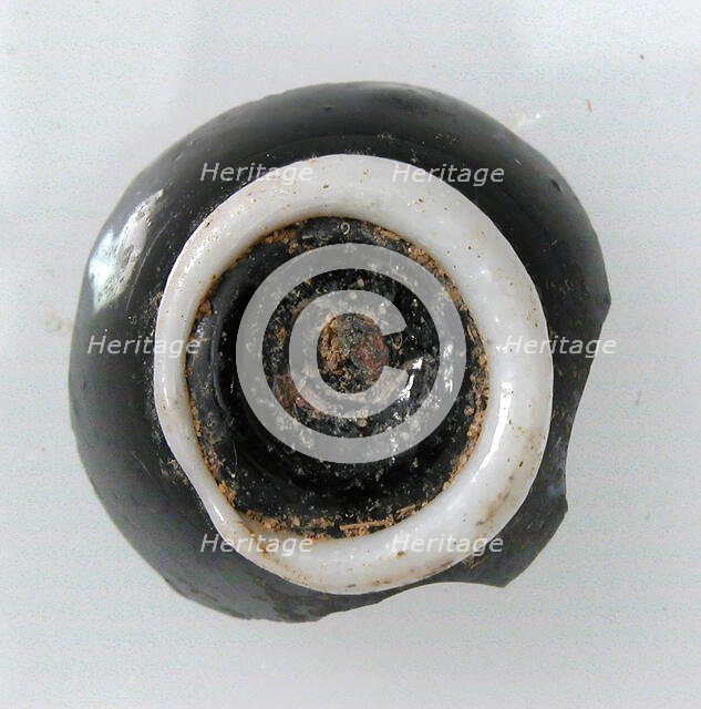 Bottom of a Vessel with Foot, Coptic, 4th-early 5th century. Creator: Unknown.