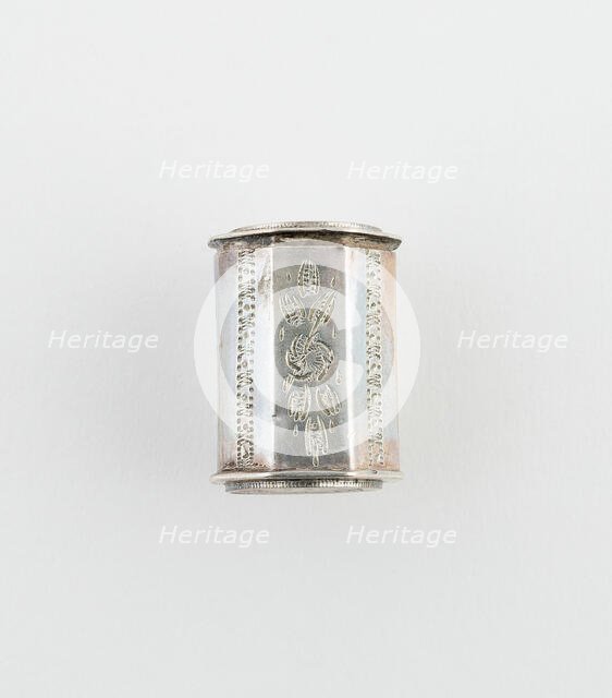 Coin Container, Netherlands, c. 1876/77. Creator: Unknown.