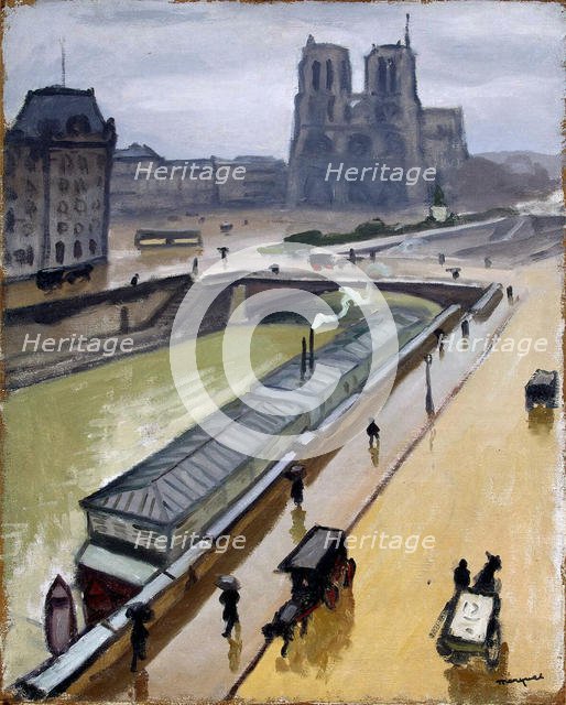 Rainy Day, Notre Dame de Paris', 1910.