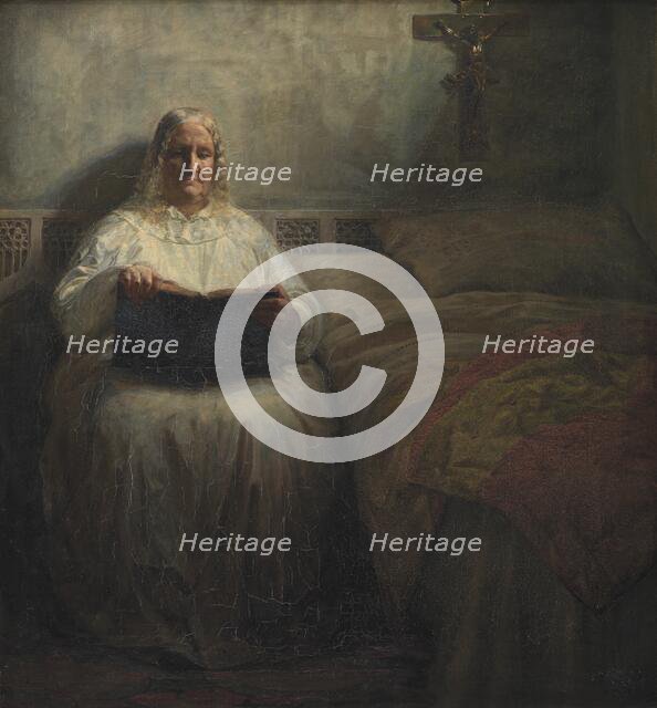 Leonora Christina in the Maribo Monastery, 1882. Creator: Kristian Zahrtmann.