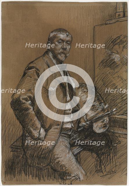 Self-Portrait, 1800s-1900s. Creator: Ferdinand Roybet (French, 1840-1920).