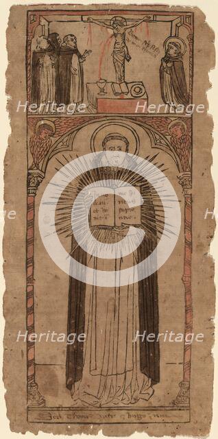 Saint Thomas Aquinas, c. 1450. Creator: Unknown.