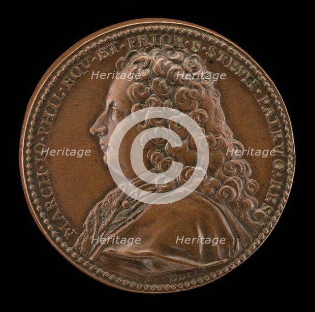 Marquis Giovanni Filippo (?) [reverse], 1701. Creator: Ferdinand de Saint-Urbain.