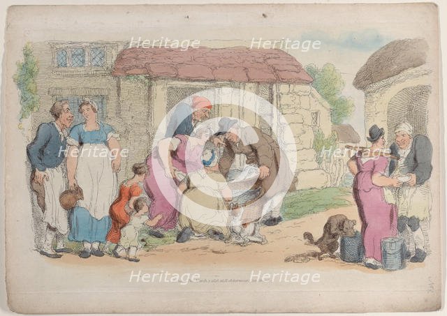 Plate 2, from "World in Miniature", 1816., 1816. Creator: Thomas Rowlandson.