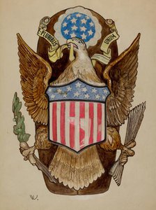 Eagle Emblem, 1935/1942. Creator: Bernard Westmacott.
