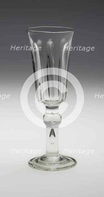 Wine Glass, England, c. 1740. Creator: Unknown.