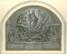 Design for a Frescoed Altarpiece of The Resurrection, ca. 1560-71. Creator: Tommaso Manzuoli.