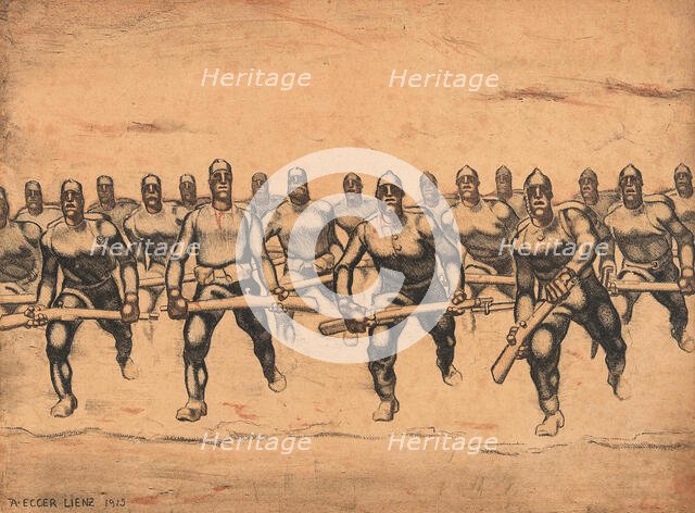 1915, 1915. Creator: Egger-Lienz, Albin (1868-1926).