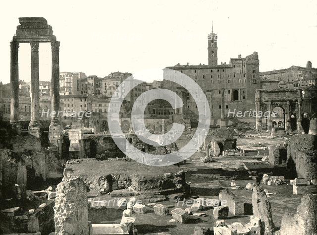 General view of the Forum, Rome, Italy, 1895.  Creator: W & S Ltd.