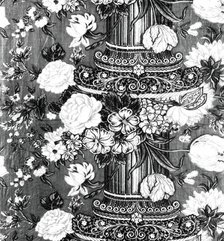 Panel (Pillar Design), England, 1830/35. Creator: Unknown.