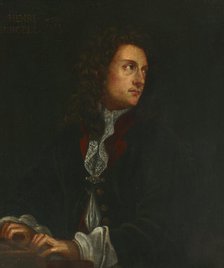Portrait of the composer Daniel Purcell (1664-1717), 1693. Creator: Anonymous.