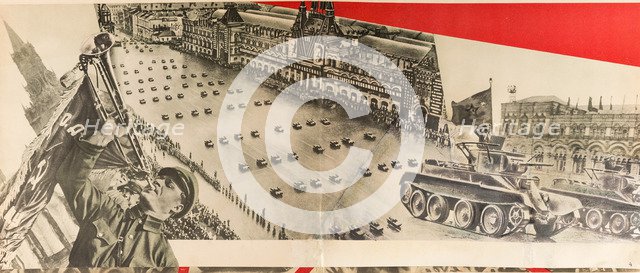 Illustration to The Red Army of Workers and Peasants, 1934.