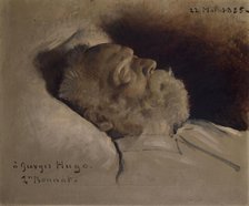 Victor Hugo sur son lit de mort, 22–05–1885. Creator: Leon Joseph Florentin Bonnat.