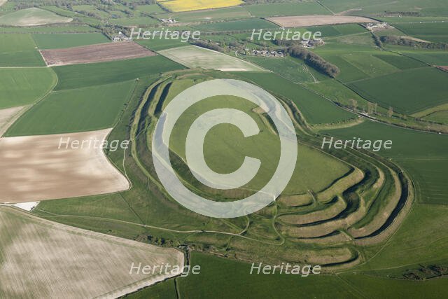 Maiden Castle, near Dorchester, Dorset, 2015. Creator: Historic England.