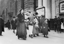 Xmas Dinners from Salvation Army, between c1910 and c1915. Creator: Bain News Service.