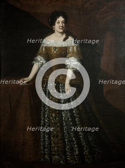 Portrait of Maria Angela Caterina d'Este (1656-1722), Princess of Carignano, 17th-18th century. Creator: Anonymous.