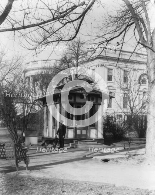 Park watchman's lodge at the White House, n.d.. Creator: Frances Benjamin Johnston.
