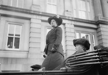 Woman Suffrage - Mrs. Olive Hasbrouck, Mrs. Glendower Evans, 1913. Creator: Harris & Ewing.