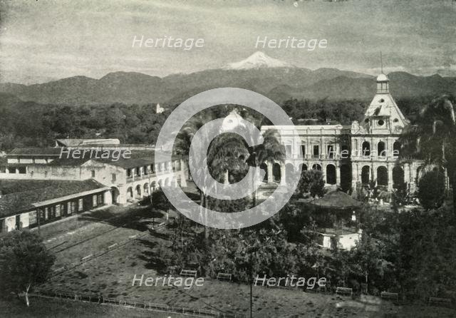 'The State of Vera Cruz: The Peak of Orizaba; Plaza of the City of Cordova', 1919. Creator: Unknown.
