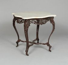 Center Table, 1852. Creator: Chase Brothers & Co.