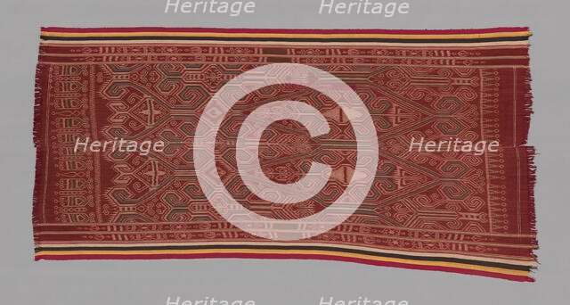 Ikat-dyed Blanket, Malaysia, 1875/1900. Creator: Unknown.