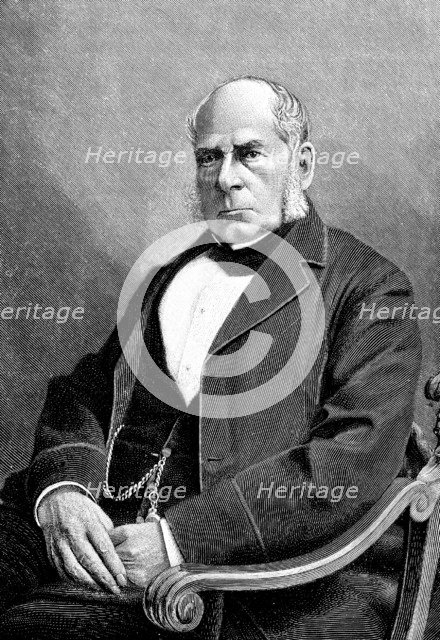 English engineer and inventor Sir Henry Bessemer (1813-1898). Artist: Anonymous  