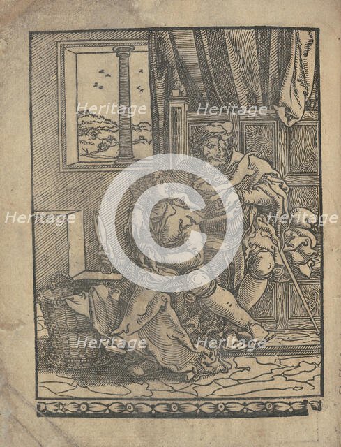 Ce est ung tractat de la noble art de leguille ascavoir ouvraiges de spaigne... titl..., after 1527. Creator: Unknown.