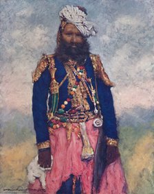 'A Retainer from Rajgargh', 1903. Artist: Mortimer L Menpes.