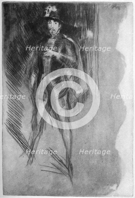 Henry Irving (1838-1905) as Philip of Spain, 19th century (1904).Artist: James Abbott McNeill Whistler