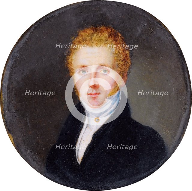 Portrait of the composer Vincenzo Bellini (1801-1835), c. 1830. Artist: Anonymous  