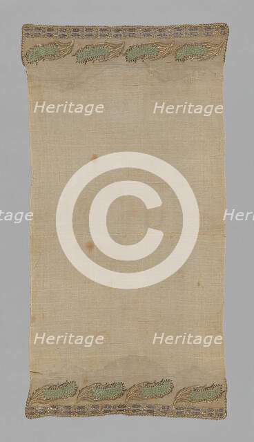 Towel or Napkin, Turkey, 19th century. Creator: Unknown.