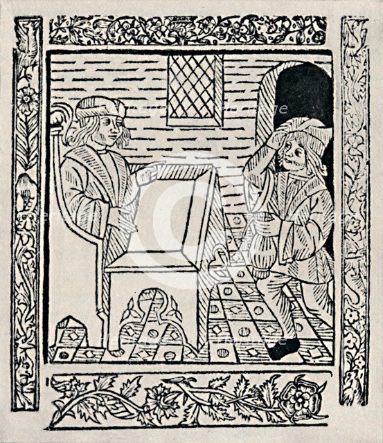 'Tenant Paying Rent', 1523, (1903). Artist: Unknown.