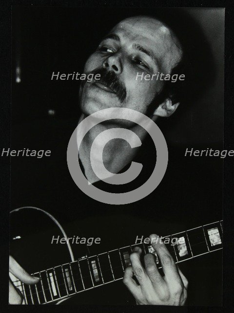 Guitarist John Coverdale playing at The Bell, Codicote, Hertfordshire, January 1984. Artist: Denis Williams